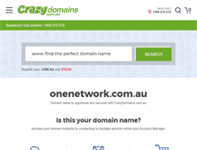 Tablet Screenshot of onenetwork.com.au