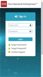 Mobile Screenshot of logon.onenetwork.com