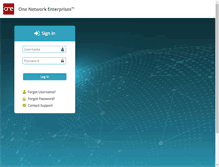 Tablet Screenshot of logon.onenetwork.com